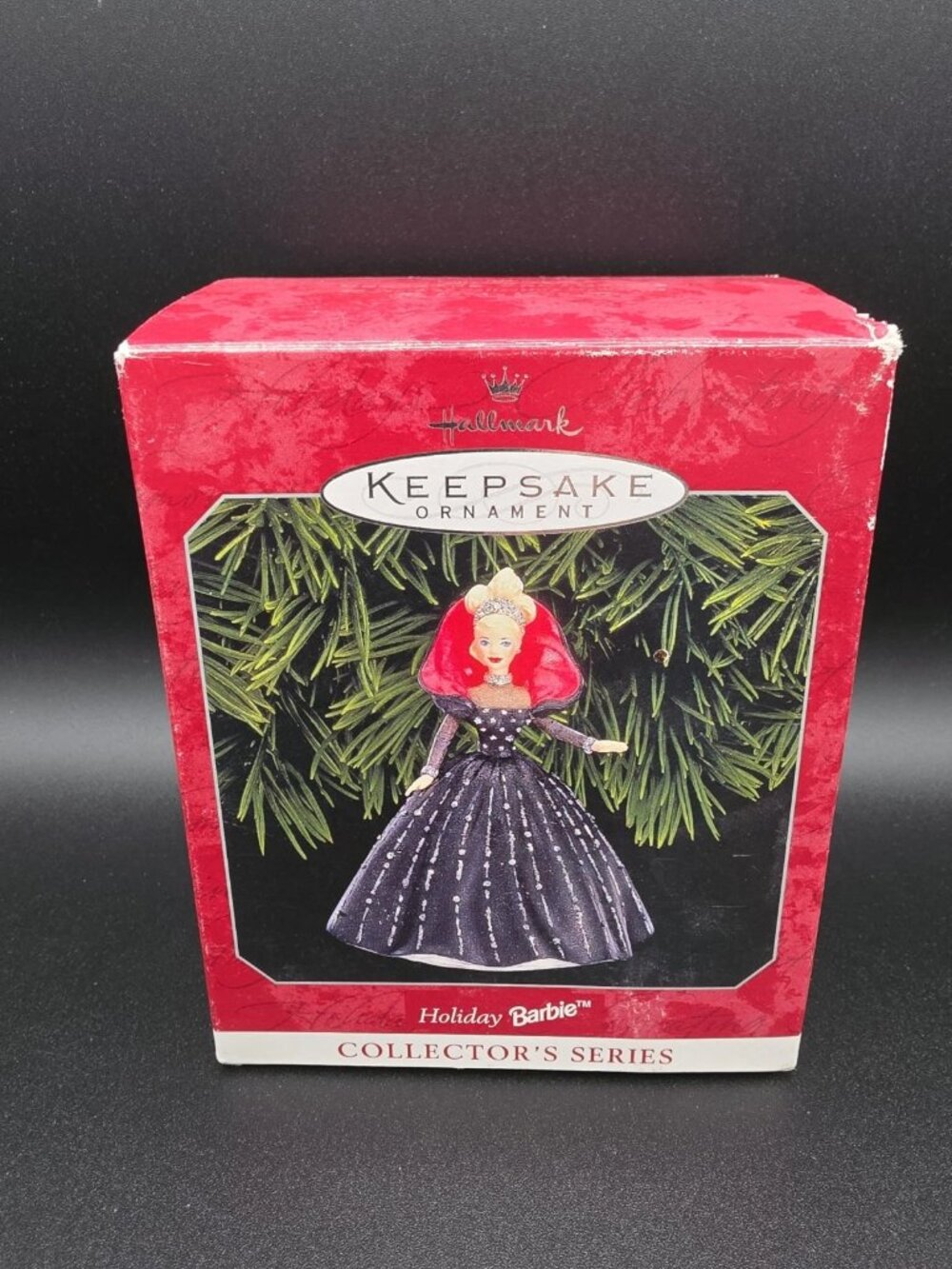 Vintage Holiday Barbie Collector’s Series 1998 Hallmark Keepsake Ornament NIOB